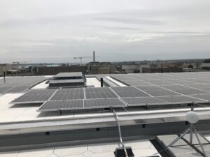 solar panels on the roof of 1441 Street NW