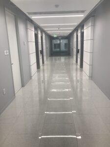 long hallway on the 5th floor of 1441 L Street NW