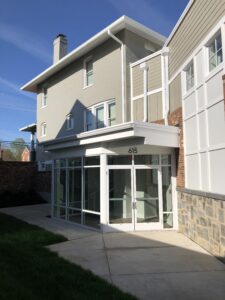 back entrance of ClearView Communities Wellness Center