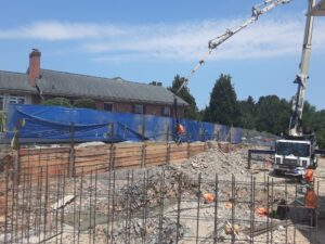 construction site at ClearView Communities Wellness Center