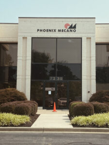 exterior of the main entrance at Phoenix Mecano