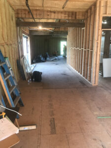 third floor of the ArachnidWorks building under construction